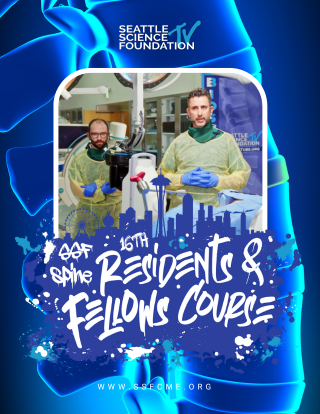 16th Annual SSF Spine Residents & Fellows Course 2025 Banner